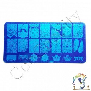 Пластина для стемпинга BC-03, 6х12см.