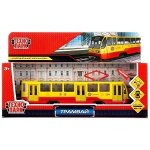 Модель TRAM71403-18SL-RDYE Трамвай желтый Технопарк