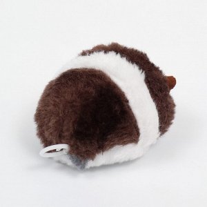Игрушка вибрирующая, 5 см, бело-коричневая