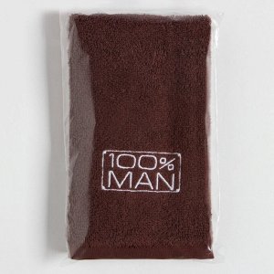 Полотенце махровое Этель 100% man 30х60см, 100% хлопок, 340гр/м2