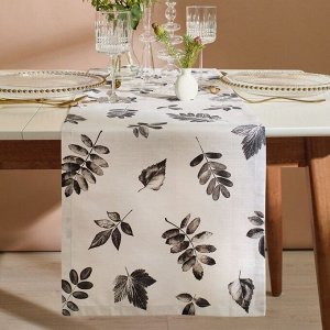Дорожка на стол Этель Impression 40*149 см, 100% хлопок, репс 210 г/м*, белая