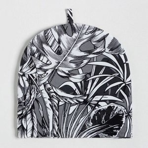 Грелка на чайник Этель Palm leaves 28х28 см, 100% хлопок, саржа 190 г/м2