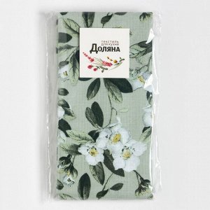 Дорожка Доляна Apple flowers 40х146 см, 100% хл, рогожка 164 г/м2