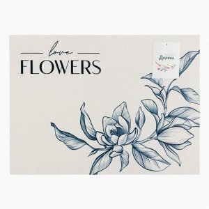 Салфетка на стол Доляна "Flowers" ПВХ 40*29см