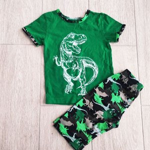 Костюм в сад "Динозавр", (футболка+шорты)