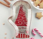 &quot;Рукавица. Merry Christmas&quot; Блюдо сервировочное 22,5x14x2см 3270244