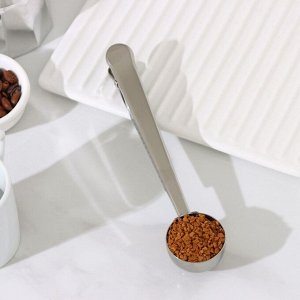 Ложка для кофе  Aroma, с зажимом