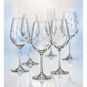 Набор бокалов для вина "Виола Elements", 450 мл, 6шт
