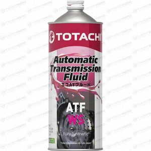 Масло трансмиссионное Totachi ATF WS, синтетическое, для АКПП, 1л, арт. 4562374691292/20801