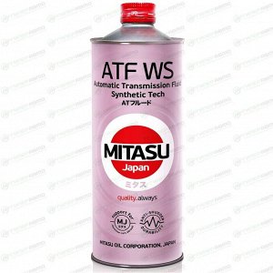 Масло трансмиссионное Mitasu ATF WS, полусинтетическое, для АКПП Toyota, 1л, арт. MJ-331/1