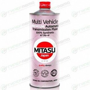 Масло трансмиссионное Mitasu Premium Multi Vehicle ATF, синтетическое, универсальное для АКПП, 1л, арт. MJ-328/1