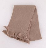 Шарф для девочки с рюшкой из акрила 120*16 см