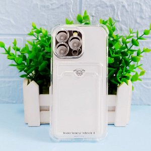 Силиконовый чехол Card Holder для iPhone