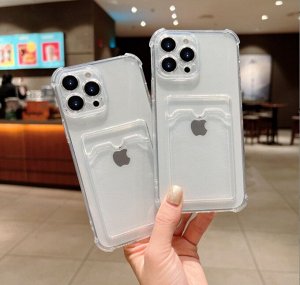 Силиконовый чехол Card Holder для iPhone
