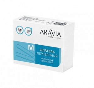 Шпатель деревянный одноразовый, размер М, 100 шт./уп.