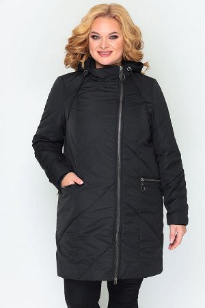 Куртка Рост: 170 Состав ткани: ПЭ-100%; Простые линии в куртке придают женскому облику изысканность и лаконичность. Куртка из стёганой ткани полуприлегающего силуэта, классического покроя, длиной до к