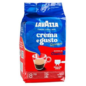кофе LAVAZZA CREMA E GUSTO ESPRESSO CLASSICO 1 кг зерно