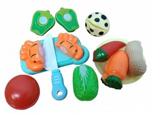 Набор продуктов на липучке,11 предметов/Игровой набор игрушечных продуктов/Набор на липучках/Игровой набор продукты питания