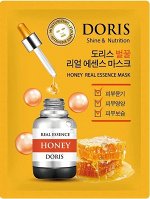 Doris Тканевая маска для лица с медом Honey Real Essence Mask, 25 мл
