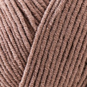 Пряжа для вязания спицами, крючком YarnArt, Jeans, 55% хлопок, 45% акрил, 160 м/50 г, (71 кофейный)