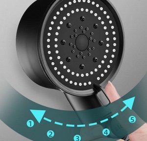 Лейка для душа с турбо вентилятором Uatch Pressurized Shower
