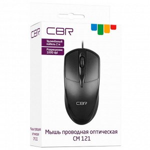 Мышь CBR CM 121 USB black
