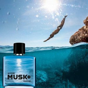 Туалетная вода Musk Marine+ для него, 75 мл