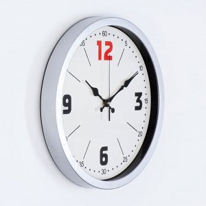 СКИДКА! Часы настенные "Минута", дискретный ход, 1АА, d-35 см