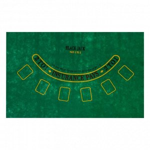 Набор для покера (120 фишек, 2 колоды карт, сукно), с номиналом, вес фишки 4 г, 52 х 34 см