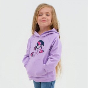 Худи для девочки «Искорка», My Little Pony, рост, цвет фиолетовый