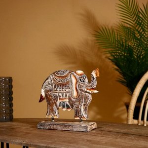 Сувенирный набор "Слоны" албезия (набор 3 шт) 40,25 и 20 см