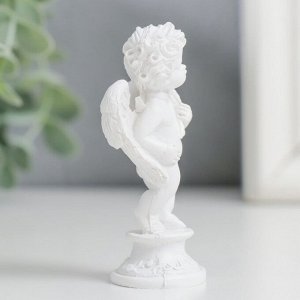 Сувенир полистоун "Белоснежный ангел с урожаем" МИКС 7х3,7х2,8 см