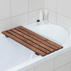 Сиденье для ванны, 68x30x3,5 см, с покрытием