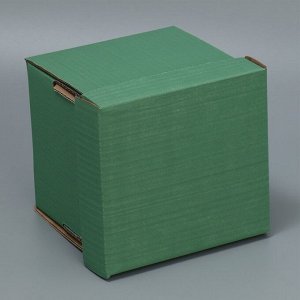 Складная коробка «Оливковая», 16.6 х 15.5 х 15.3 см