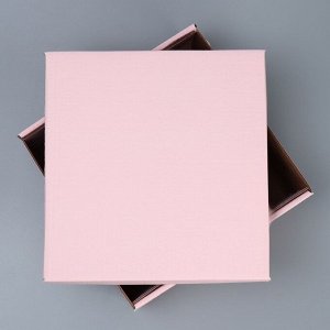 Складная коробка «Розовая», 28х28х15 см