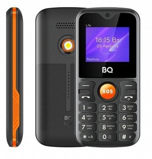 Телефон сотовый BQ 1853 Life Black Orange