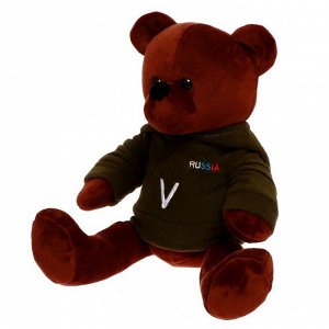 Мягкая игрушка «Медведь Патриот «V», 25 см