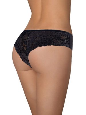 MiNiMi BO261 Женские трусы бразилиана кружевные с цветочным орнаментом (Rosa -Розовый цвет)