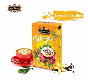 Кофе растворимый  «King coffee » Капучино ваниль ( 12 пакетиков по 20 грамм)
