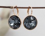 Серьги с кристаллами Swarovski