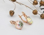 Серьги с кристаллами Swarovski