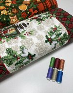 Ткань скатерная дорожка &quot;Рождественский вечер&quot;
