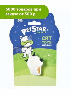 PET STAR Лапка с кошачьей мятой, плюш 3*6см