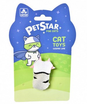 PET STAR Лапка с кошачьей мятой, плюш 3*6см