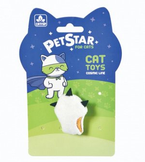 PET STAR Лапка с кошачьей мятой, плюш 3*6см