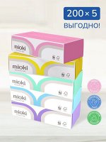 Салфетки бумажные ВОЛНА, 5 шт в спайке.