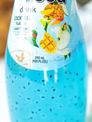 Напиток с семенами базилика «Фруктовый Коктейль» Thai Coco / THAI COCO DRINK COCKTAIL FLAVOR LESS SUGAR