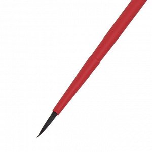 Кисть Roubloff соболь-микс серия Red round № 3 ручка короткая красная/ покрытие обоймы soft-touch