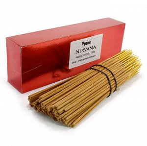 Благовония Ppure Nirvana Мускус белый Наг Чампа Мак аромапалочки Индия 200 г