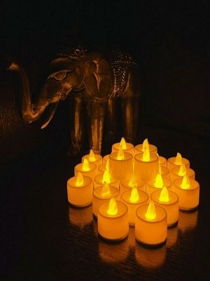 Светодиодные Led свечи декоративные, набор 24 шт